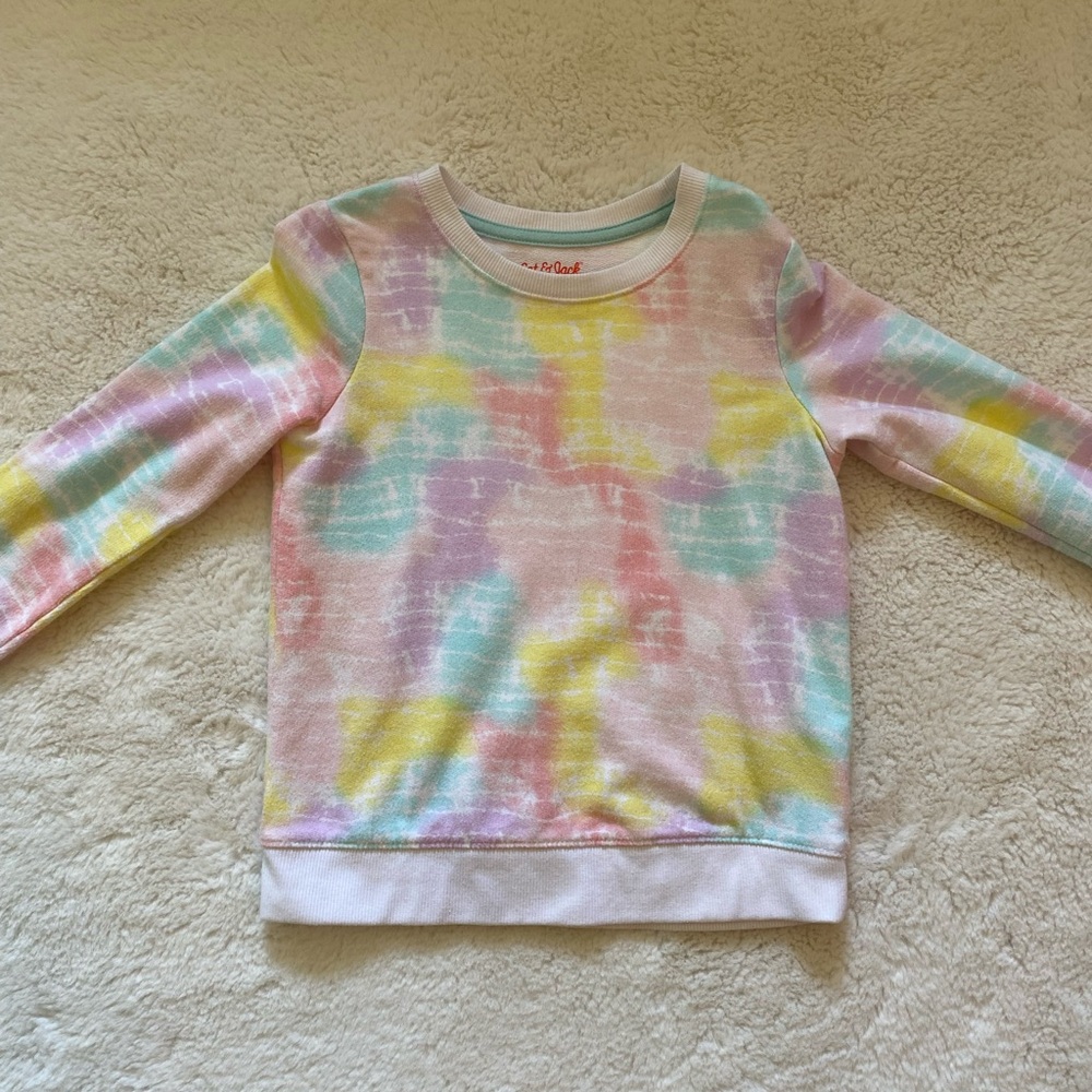 Cat & Jack Pastel Tie-Dye Sweatshirt